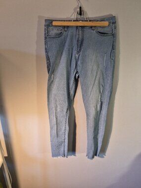 Spykar Alexa High Rise Super Skinny Distressed Jeans 34